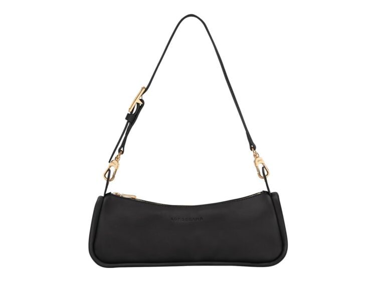 Longchamp Looong M Shoulder Bag Black