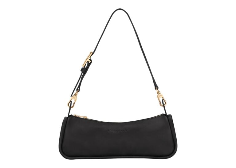 Longchamp Looong M Shoulder Bag Black