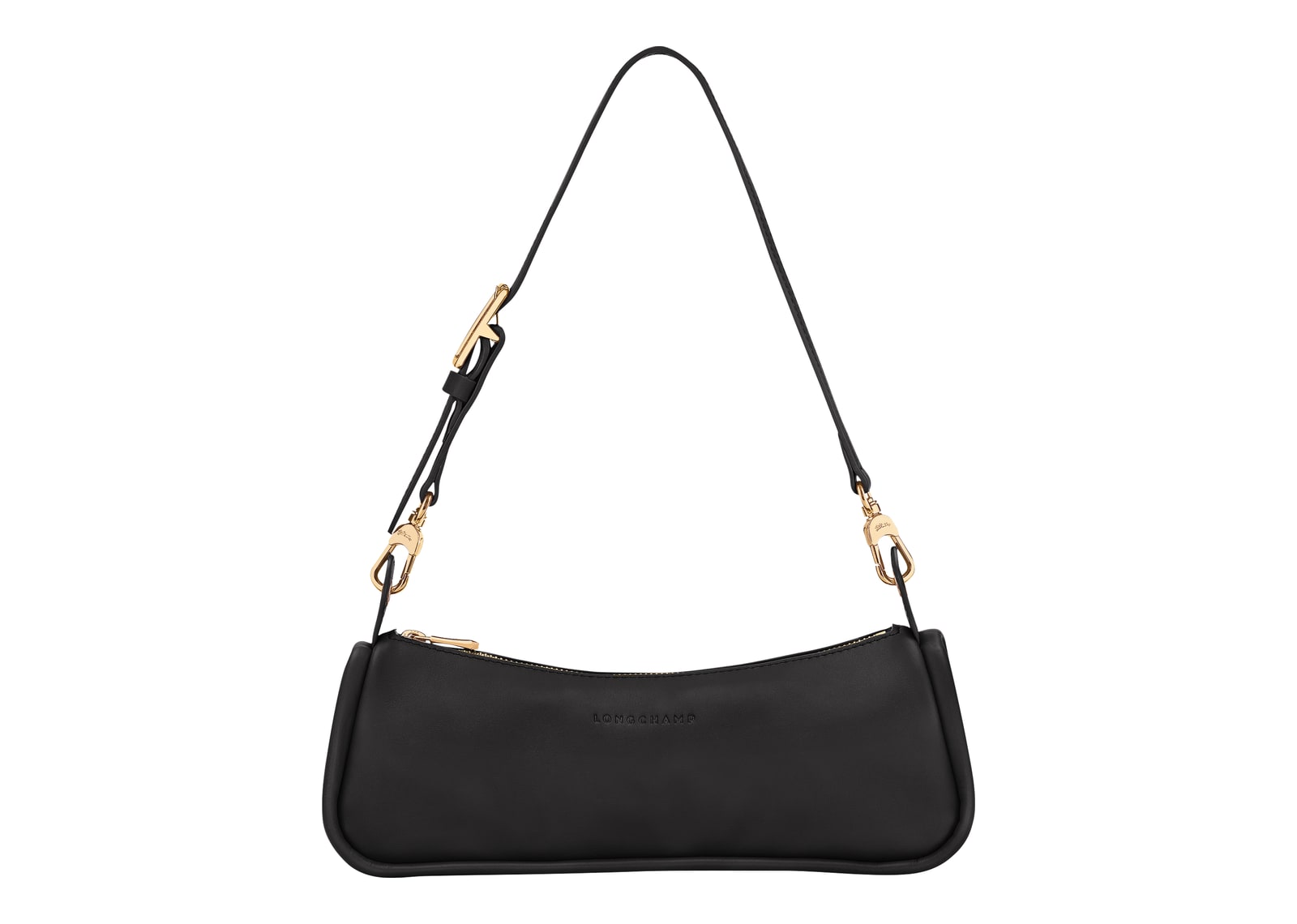 Longchamp Looong M Shoulder Bag Black