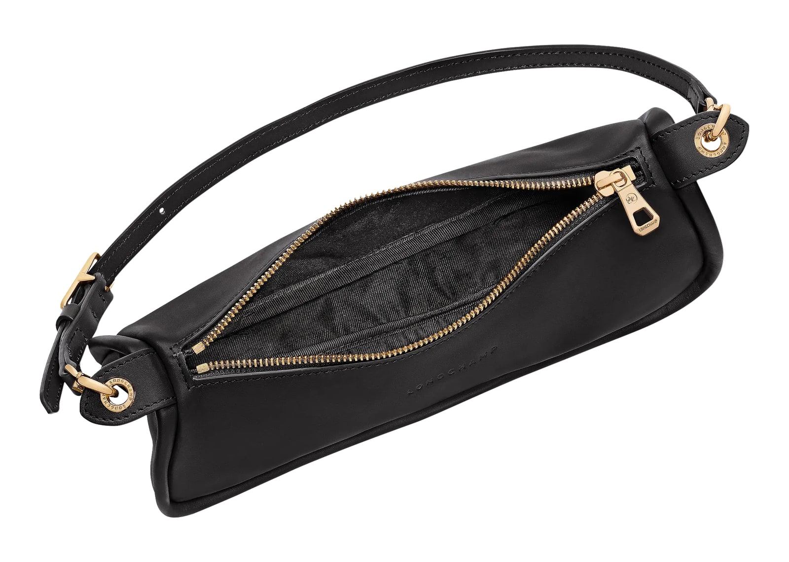 Longchamp Looong M Shoulder Bag Black - görsel 4