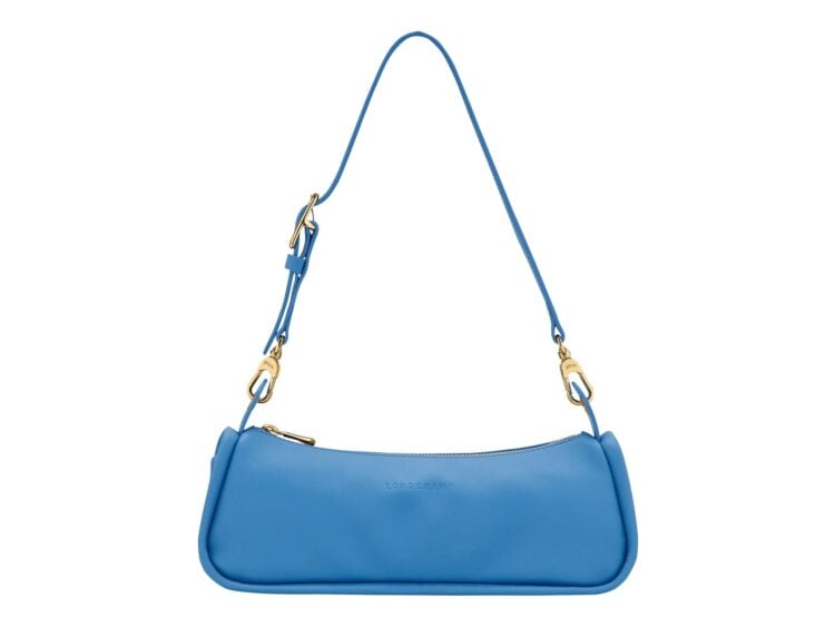 Longchamp Looong M Shoulder Bag Bright Blue