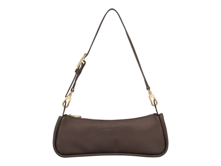 Longchamp Looong M Shoulder Bag Mocha