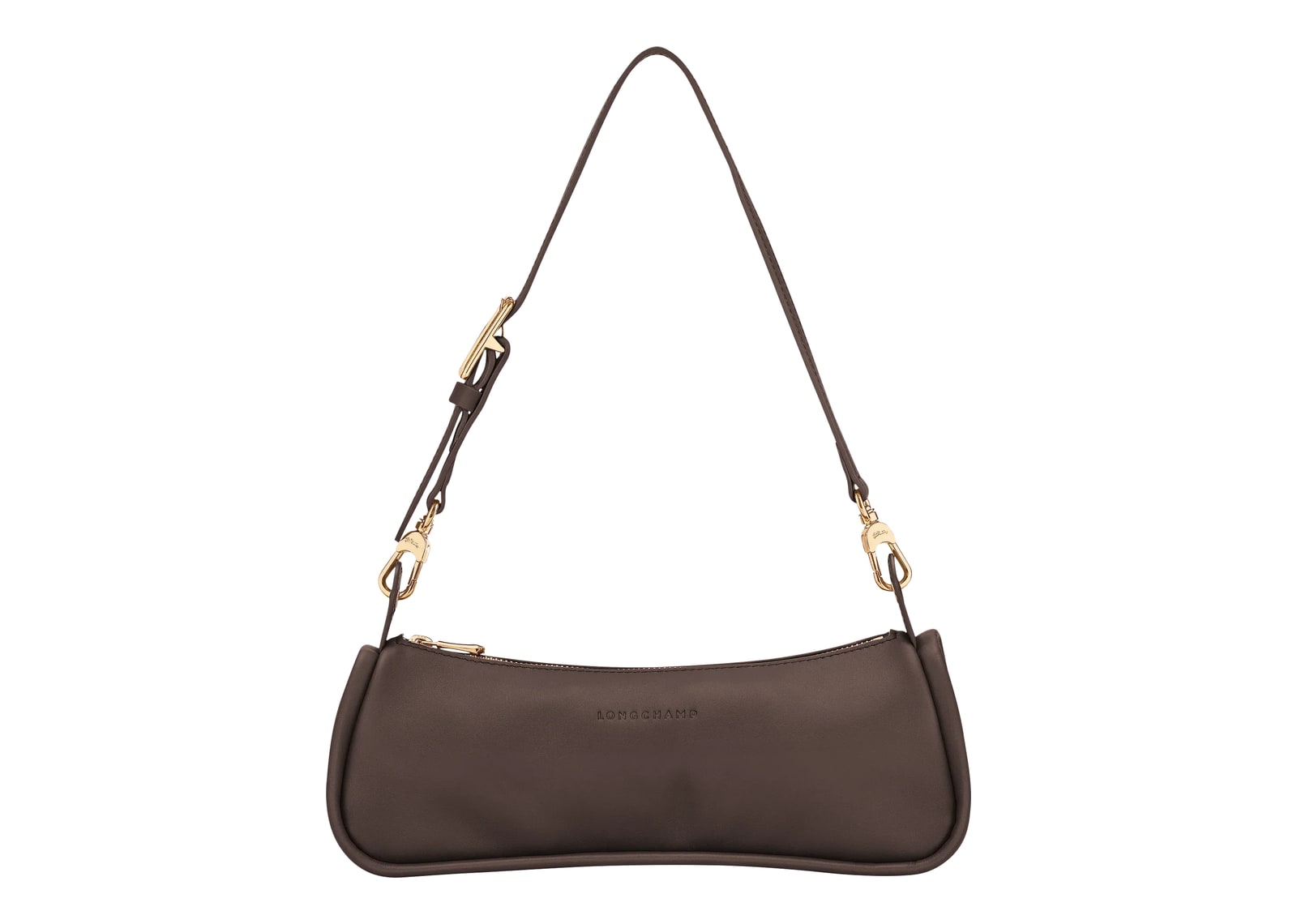 Longchamp Looong M Shoulder Bag Mocha