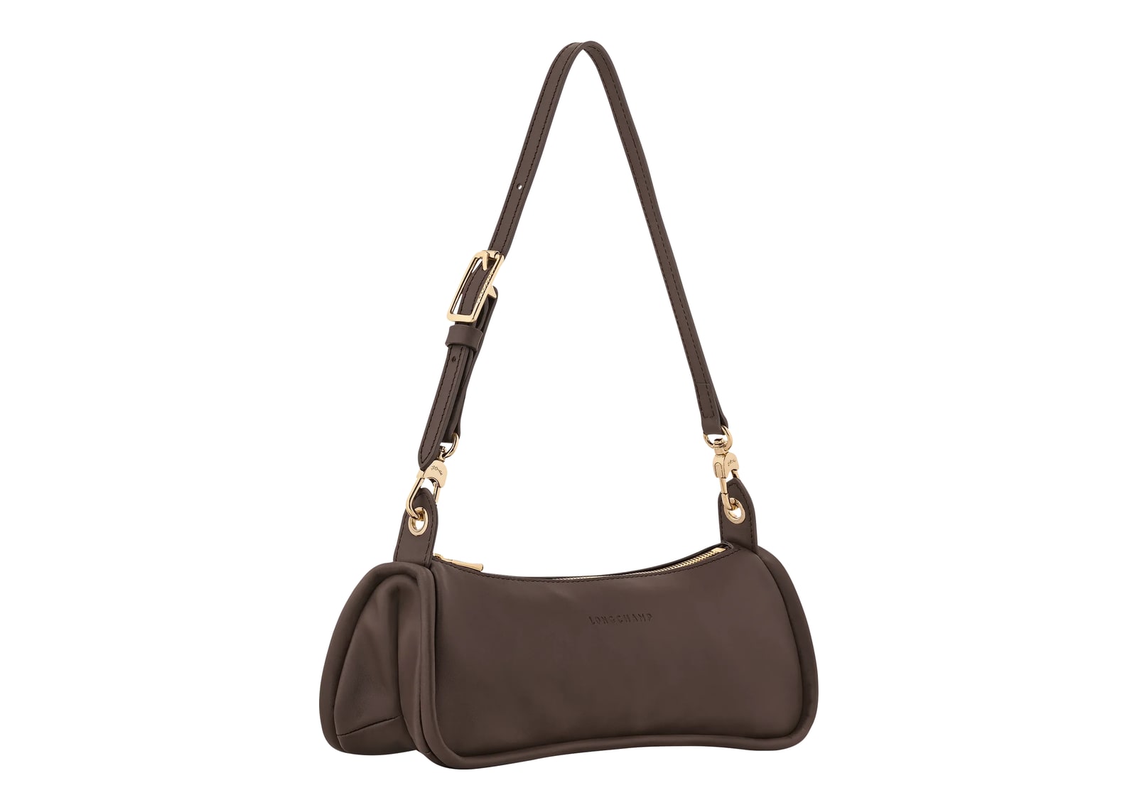 Longchamp Looong M Shoulder Bag Mocha - görsel 2