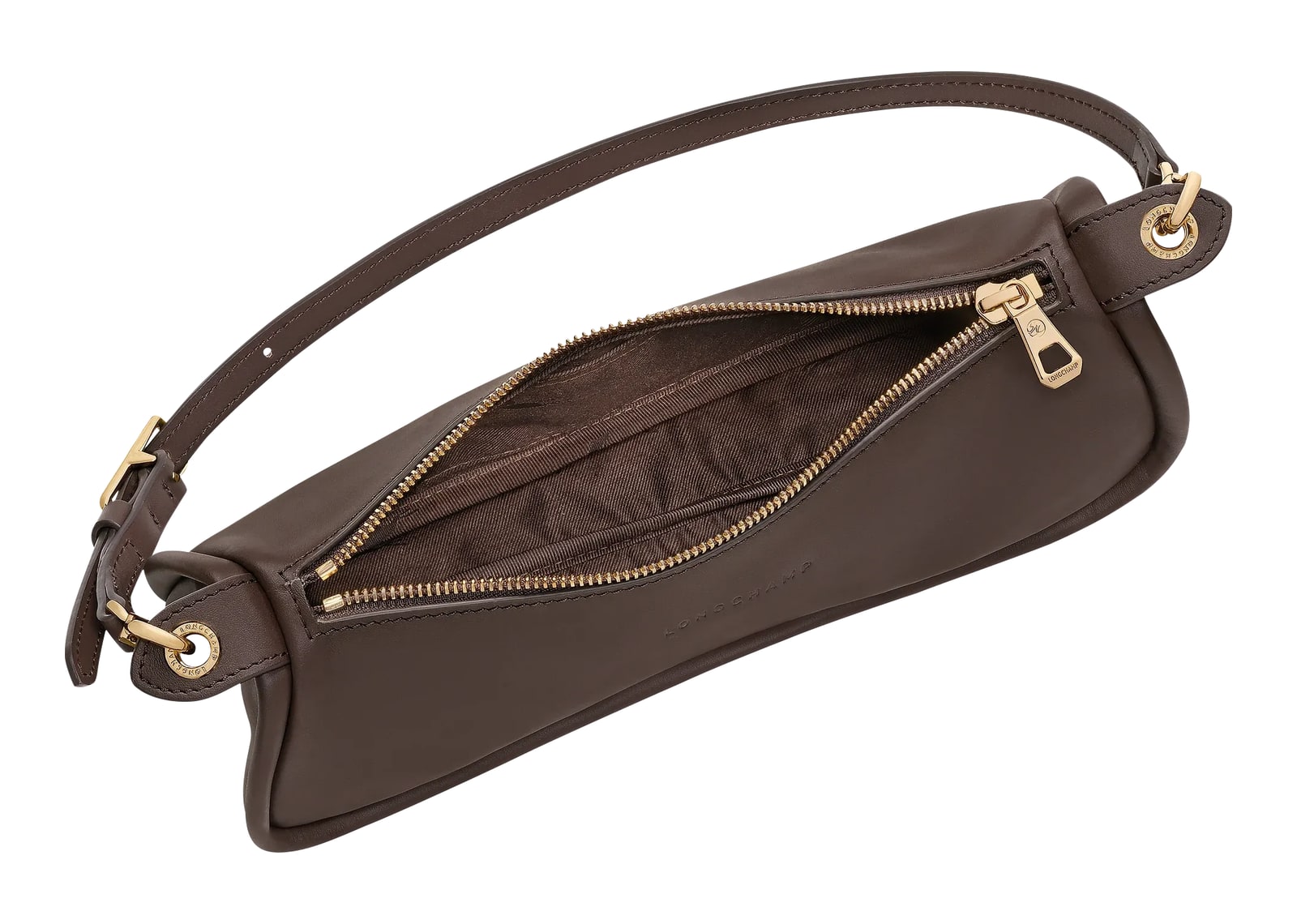 Longchamp Looong M Shoulder Bag Mocha - görsel 4