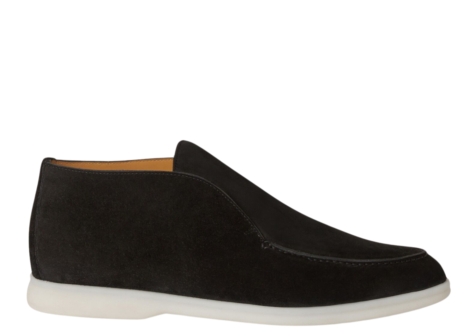 Loro Piana Open Walk Ankle Boot Suede Black