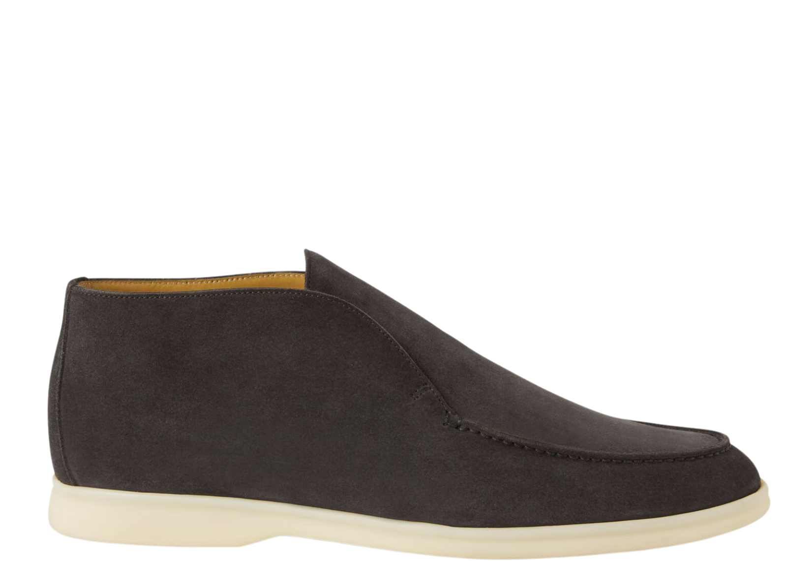 Loro Piana Open Walk Ankle Boot Suede Caviar