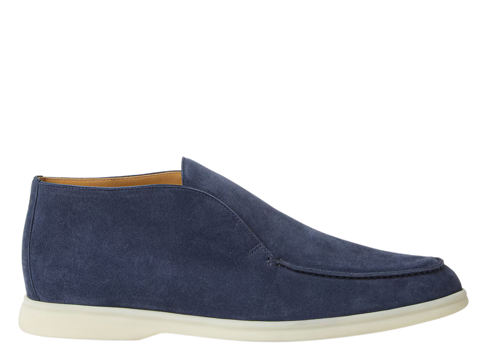 Loro Piana Open Walk Ankle Boot Suede Dark Deep Sea