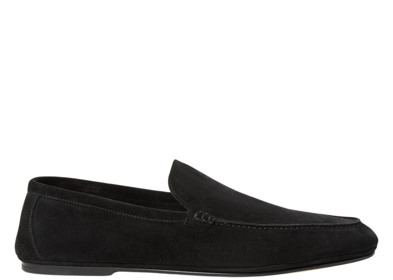 Loro Piana Summer Anton Walk Loafer Suede Black
