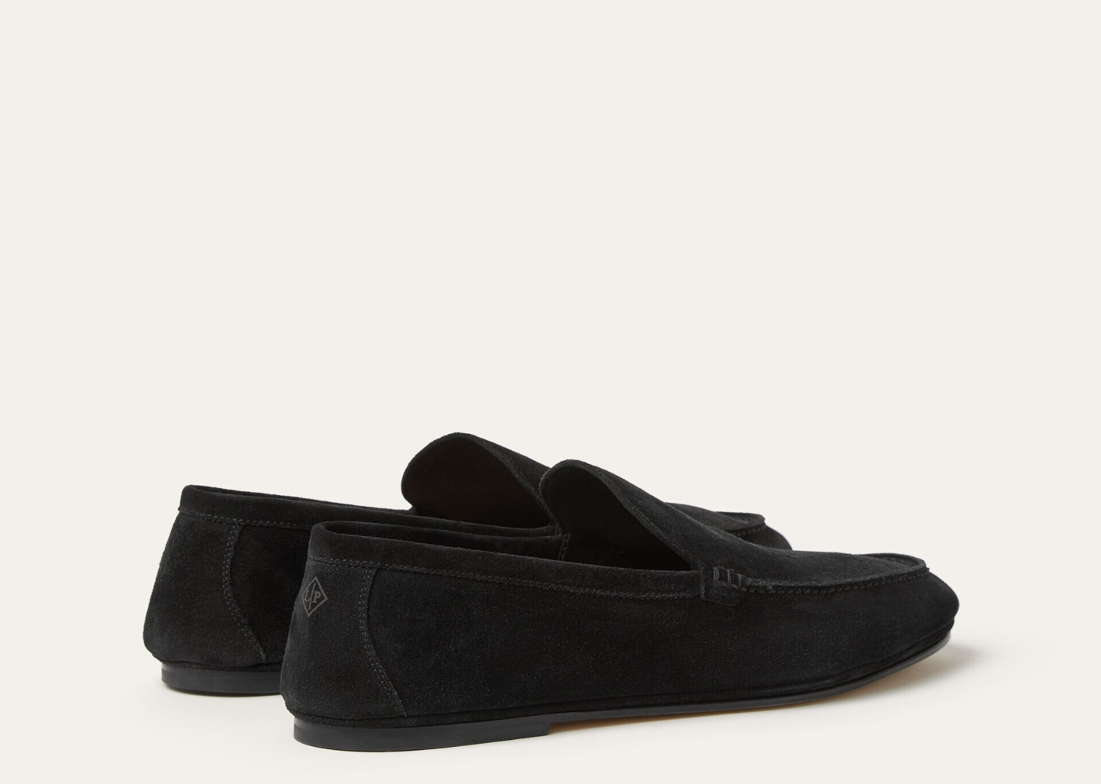 Loro Piana Summer Anton Walk Loafer Suede Black - görsel 3