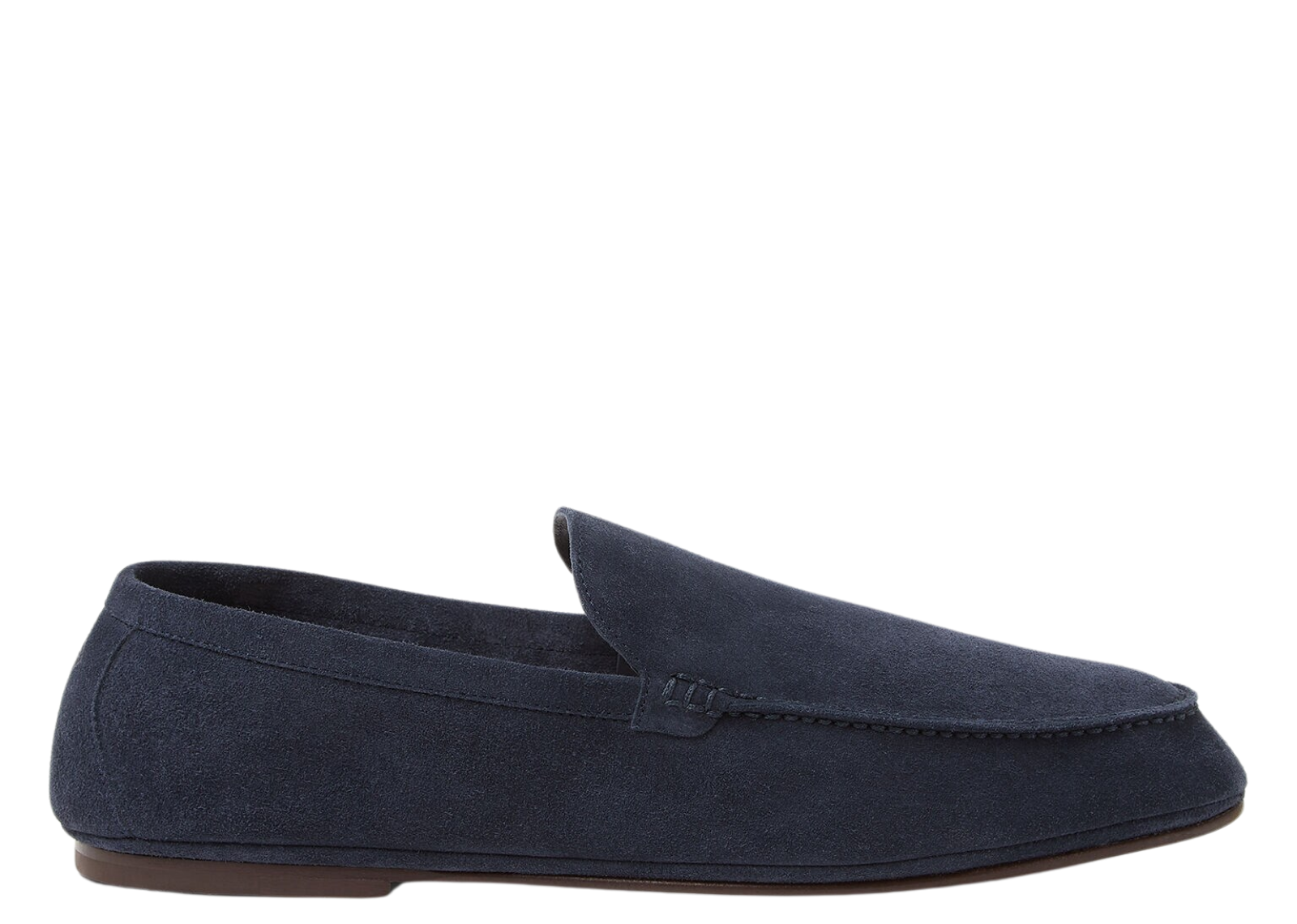 Loro Piana Summer Anton Walk Loafer Suede Dark Blue Abyss