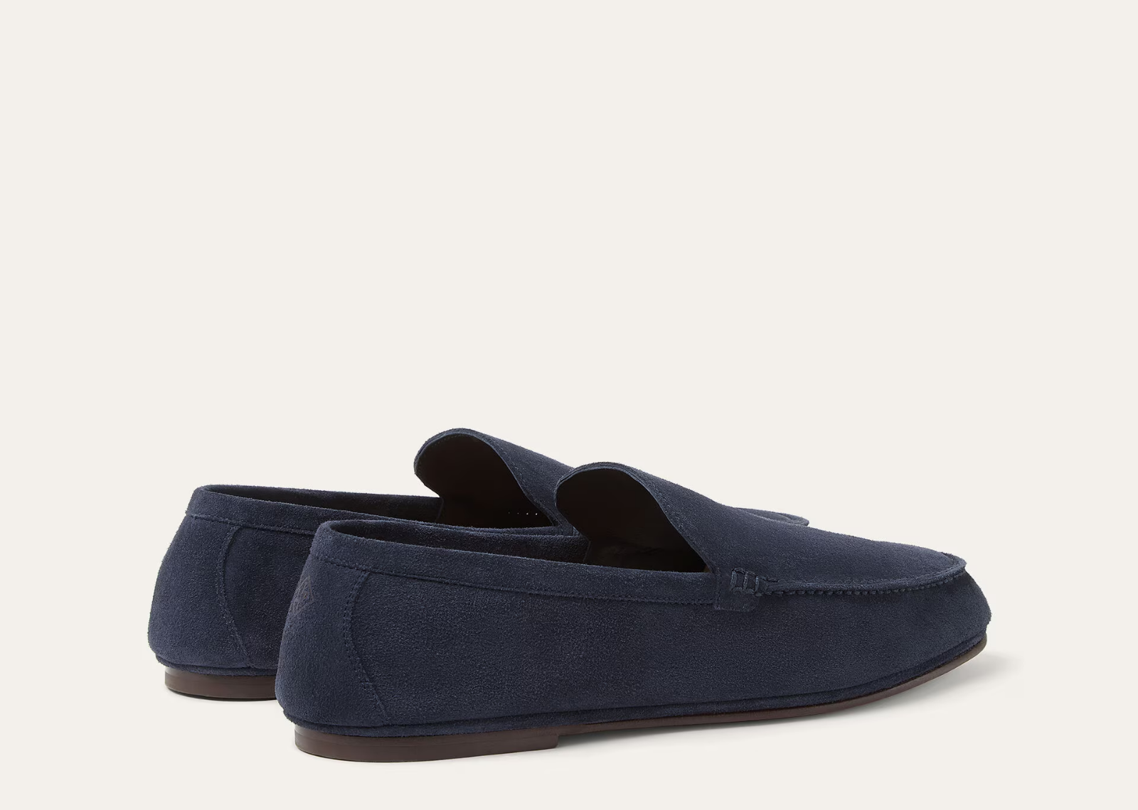 Loro Piana Summer Anton Walk Loafer Suede Dark Blue Abyss - görsel 3