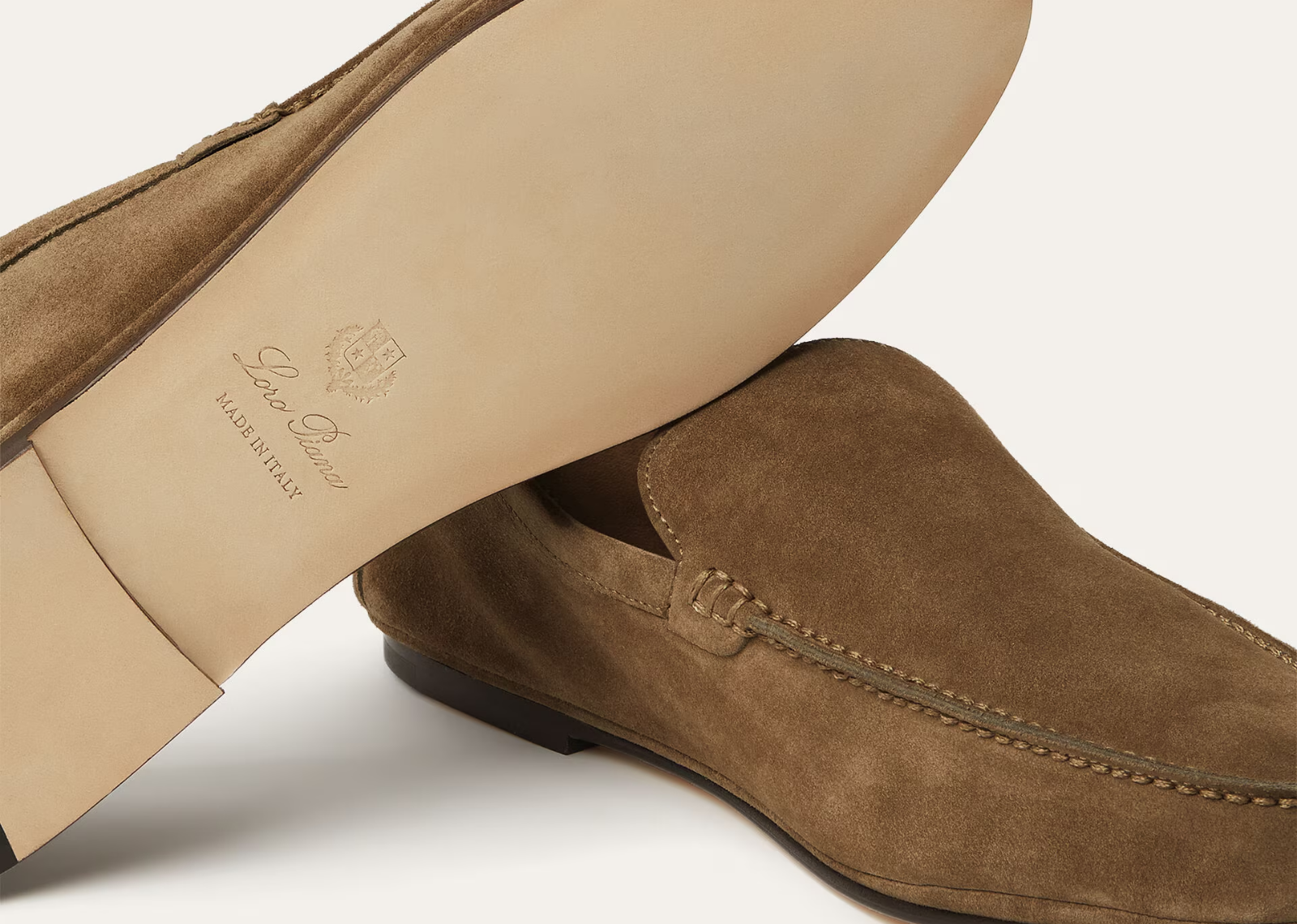 Loro Piana Summer Anton Walk Loafer Suede Multicolor - görsel 4