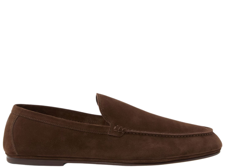 Loro Piana Summer Anton Walk Loafer Suede Terra