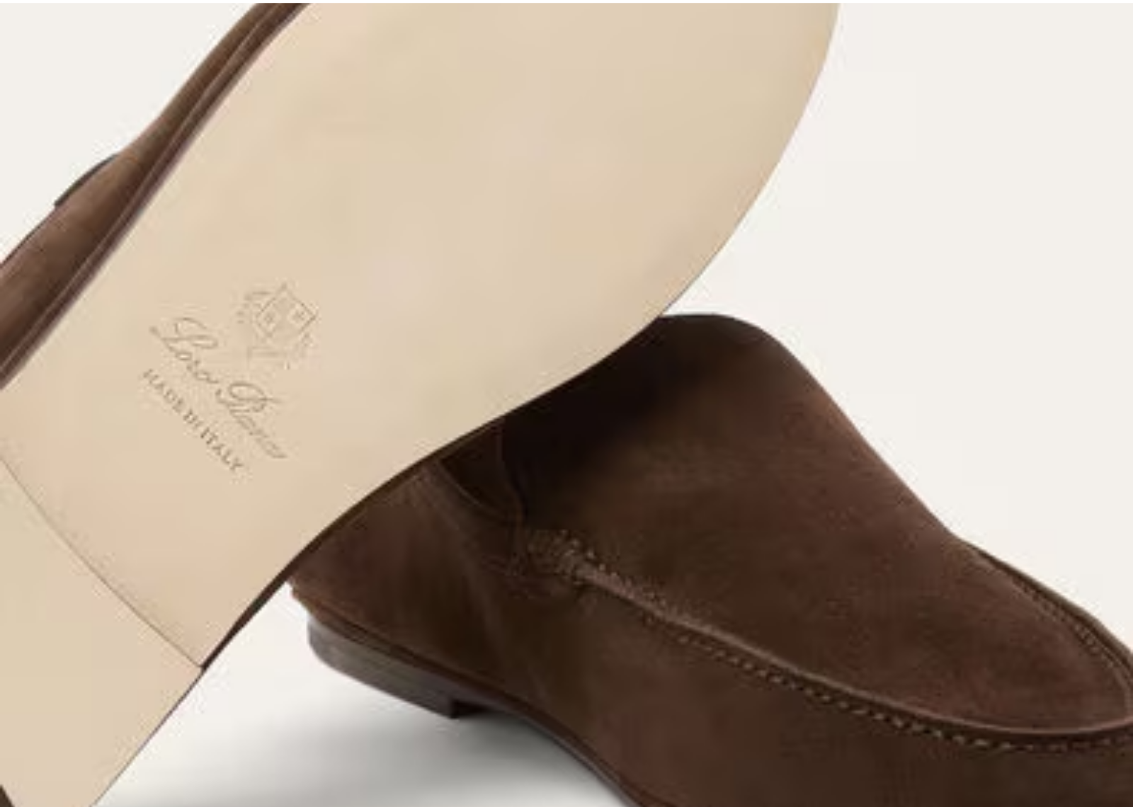 Loro Piana Summer Anton Walk Loafer Suede Terra - görsel 4