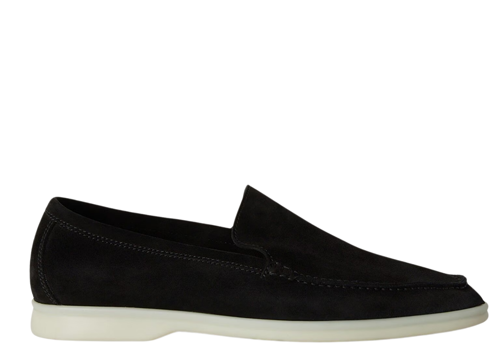 Loro Piana Summer Walk Loafer Suede Black
