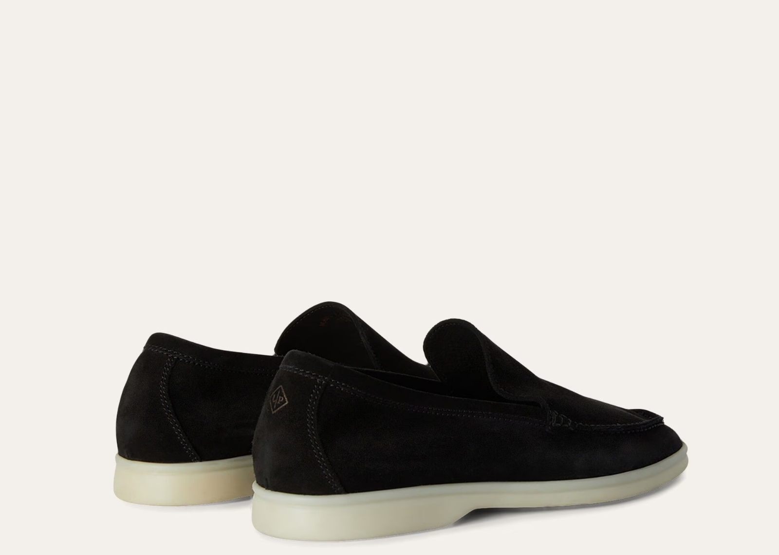 Loro Piana Summer Walk Loafer Suede Black - görsel 3