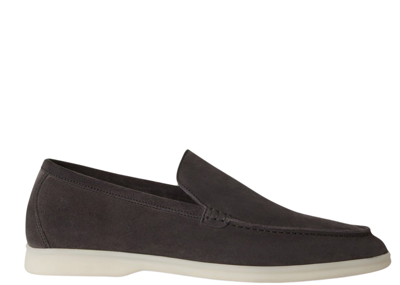 Loro Piana Summer Walk Loafer Suede Caviar