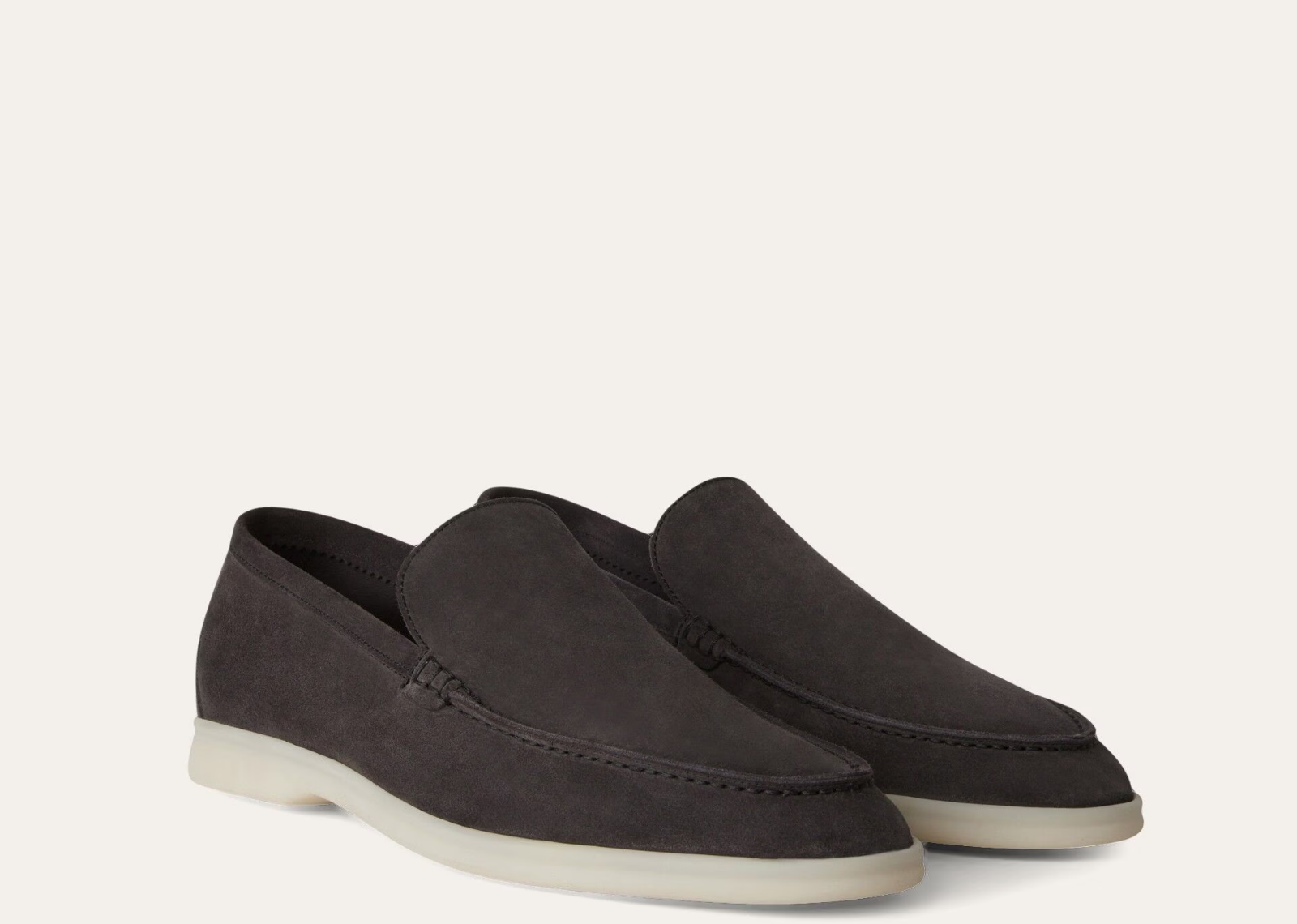 Loro Piana Summer Walk Loafer Suede Caviar - görsel 2