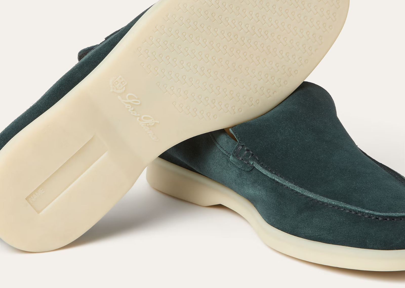 Loro Piana Summer Walk Loafer Suede Dark Green - görsel 4