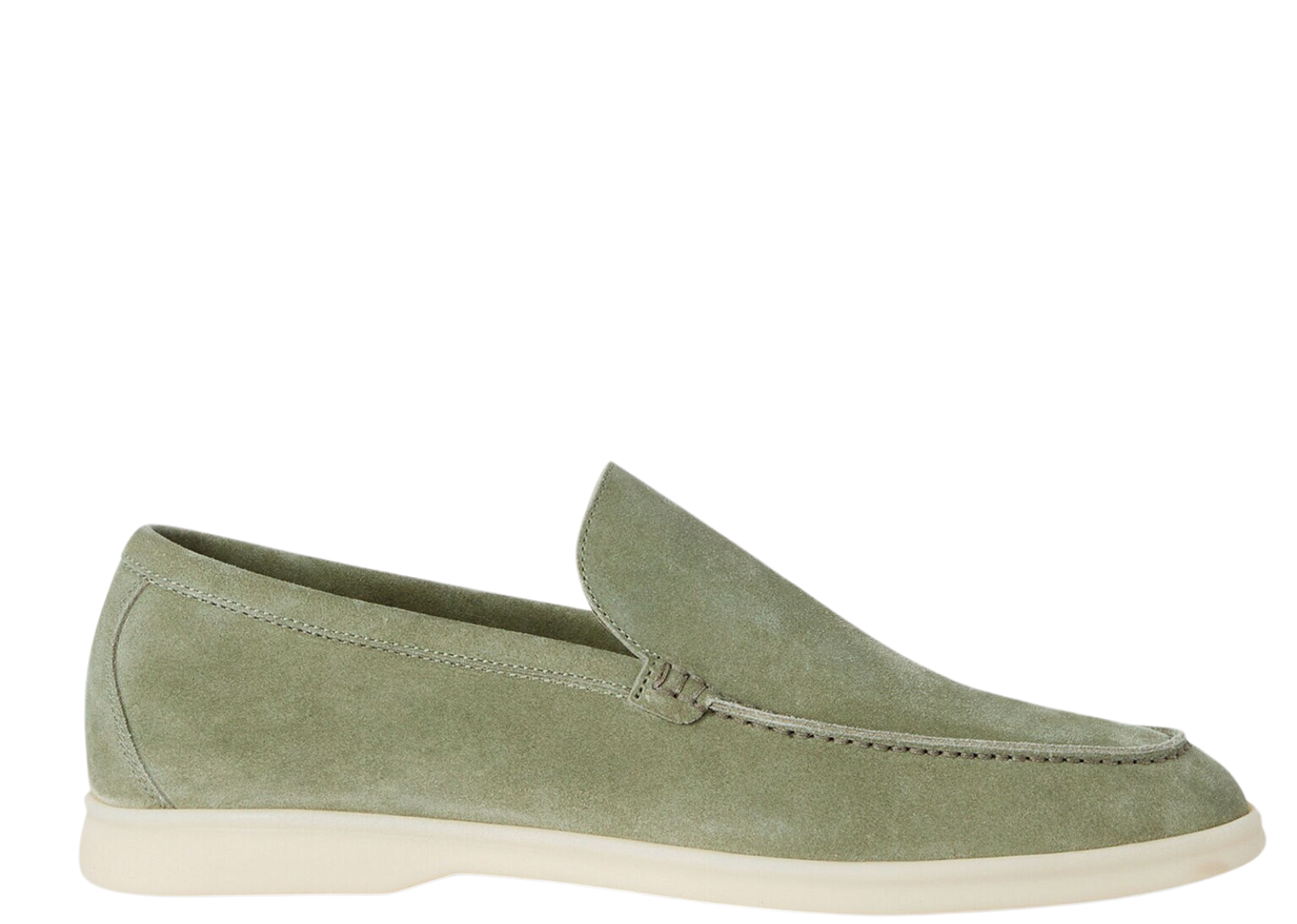 Loro Piana Summer Walk Loafer Suede Powder Tea