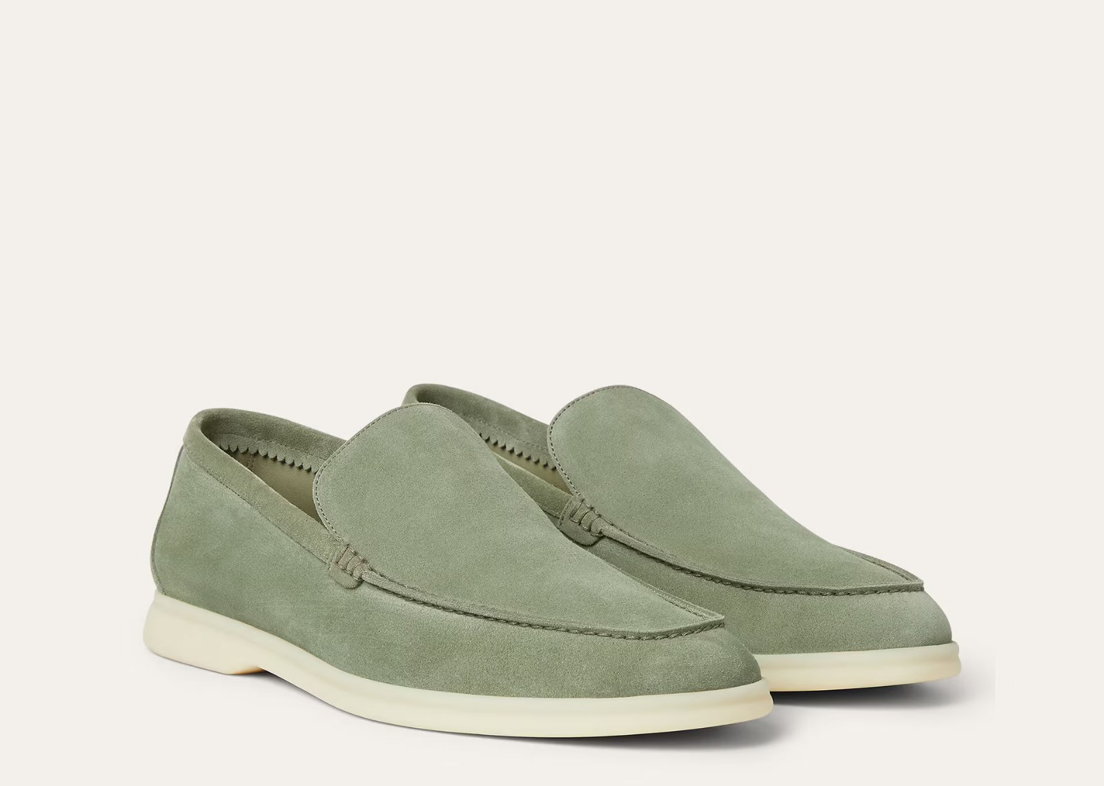 Loro Piana Summer Walk Loafer Suede Shamrock - görsel 2
