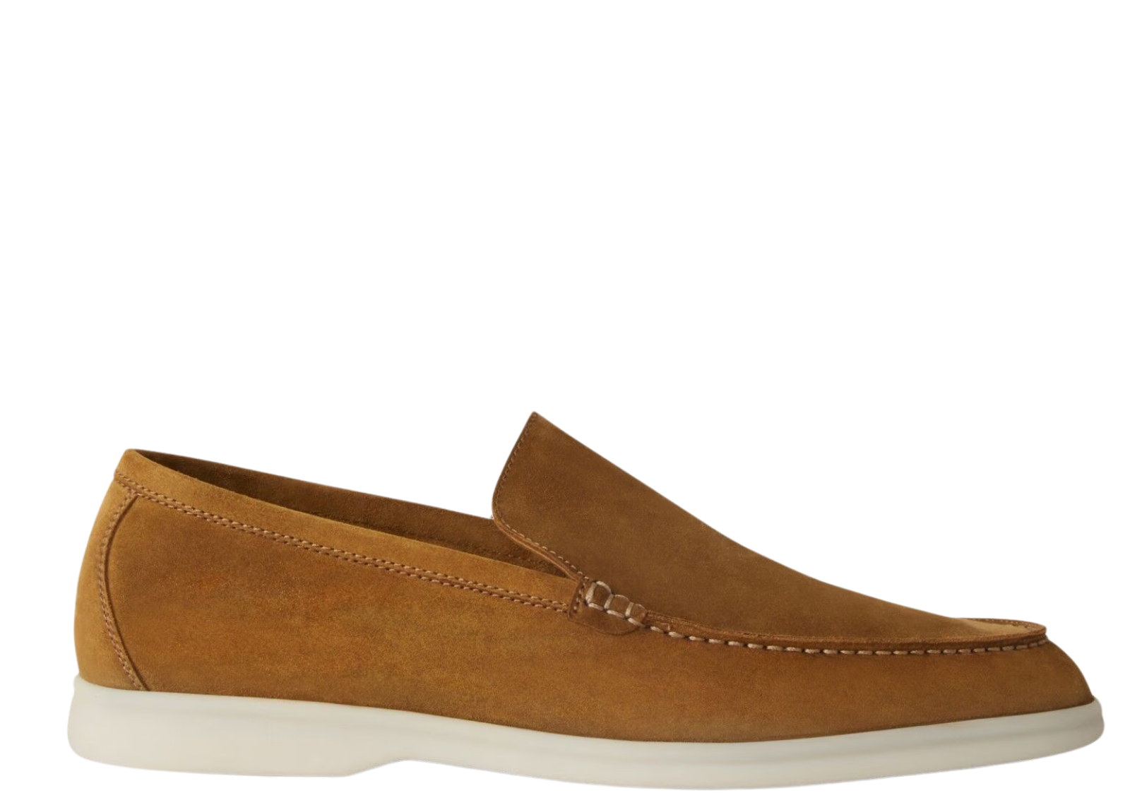 Loro Piana Summer Walk Loafer Suede Tan