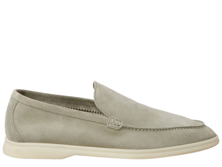 Loro Piana Summer Walk Loafer Suede Wild Desert Sage