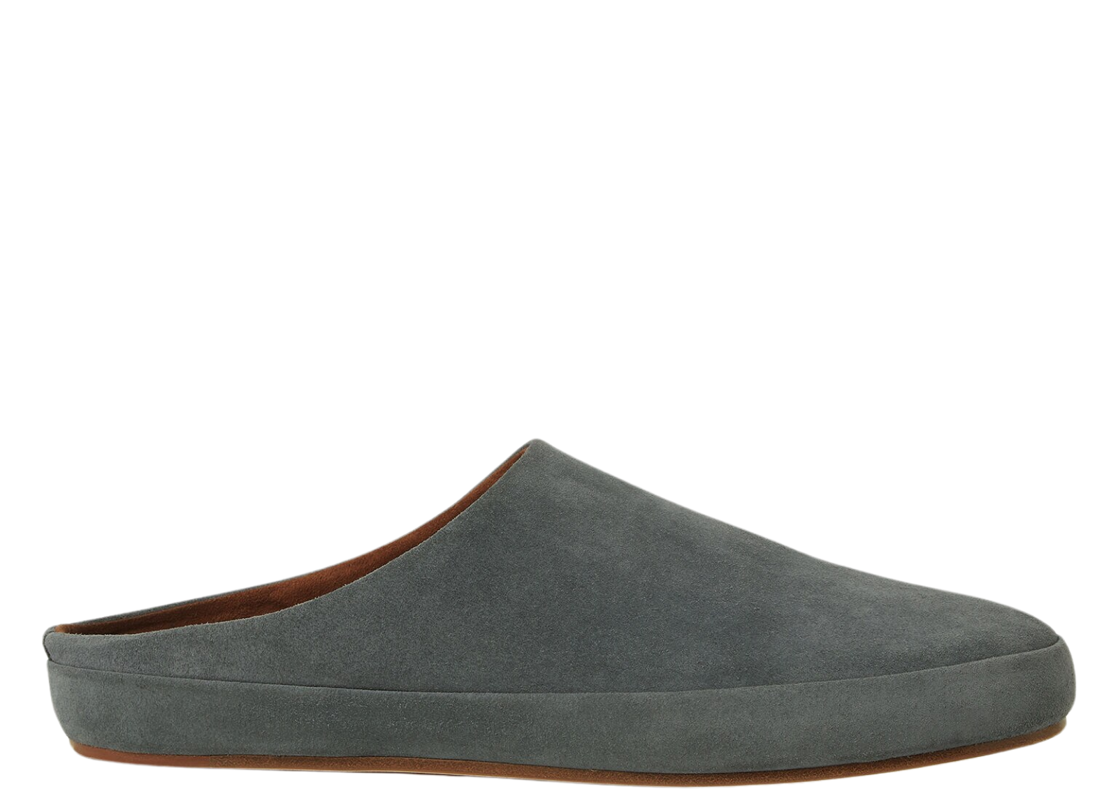 Loro Piana Tomori Walk Mule Suede Bluish Grey