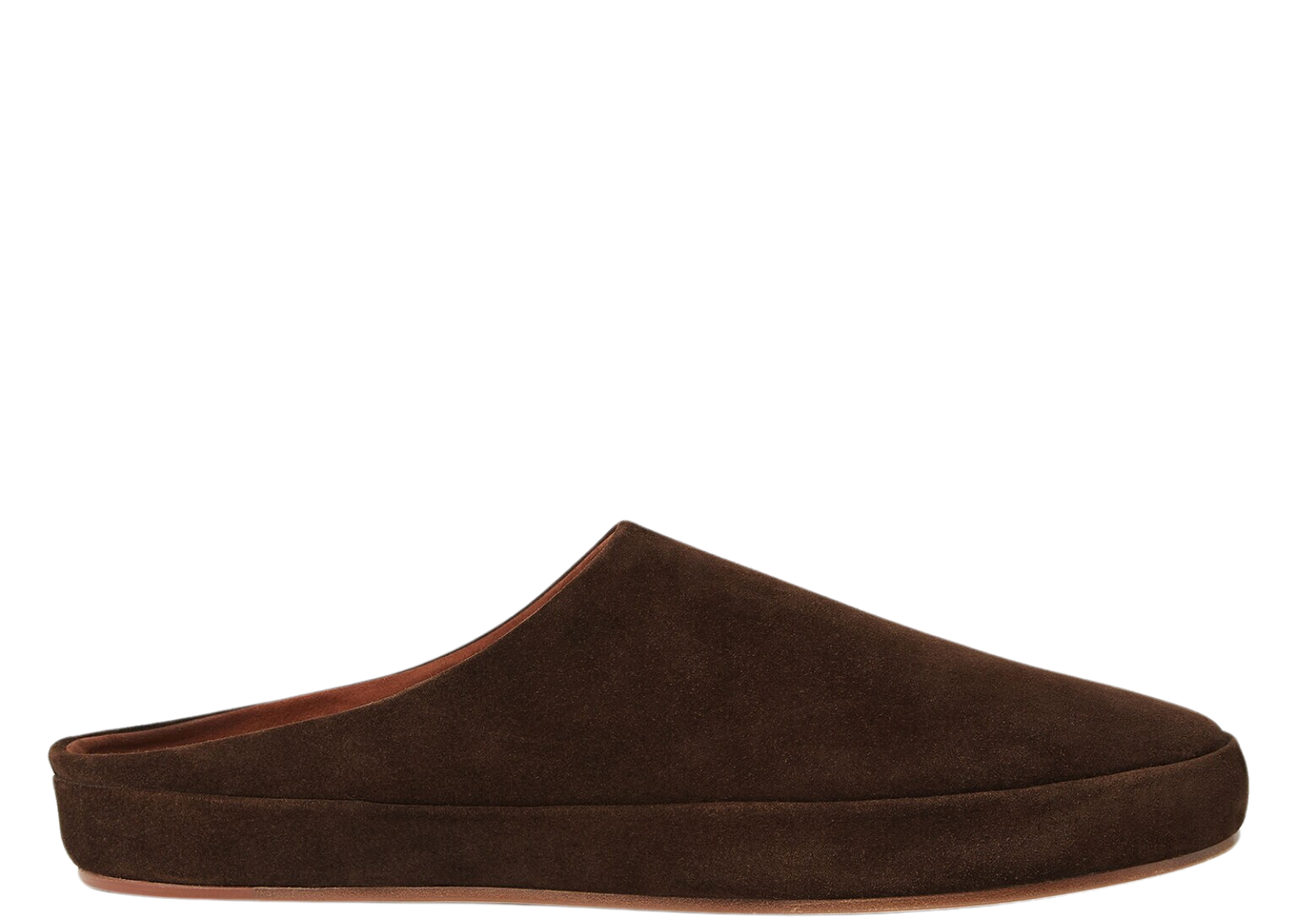 Loro Piana Tomori Walk Mule Suede Chocolate