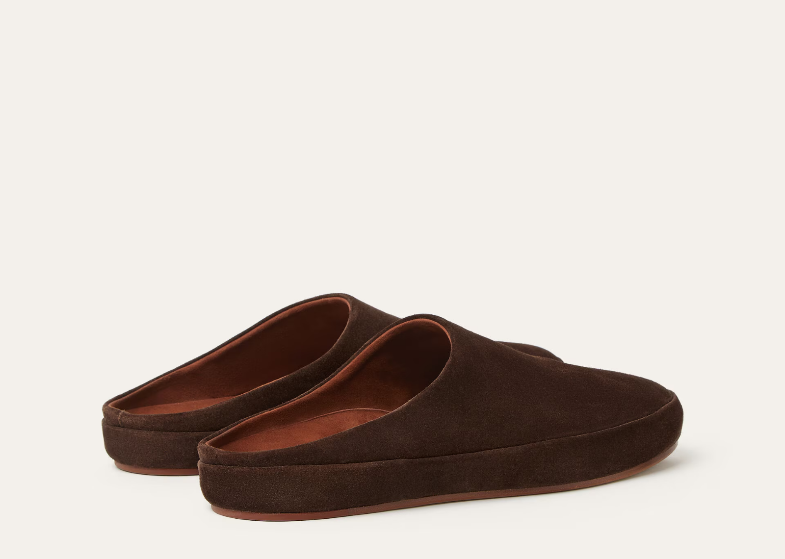 Loro Piana Tomori Walk Mule Suede Chocolate - görsel 3