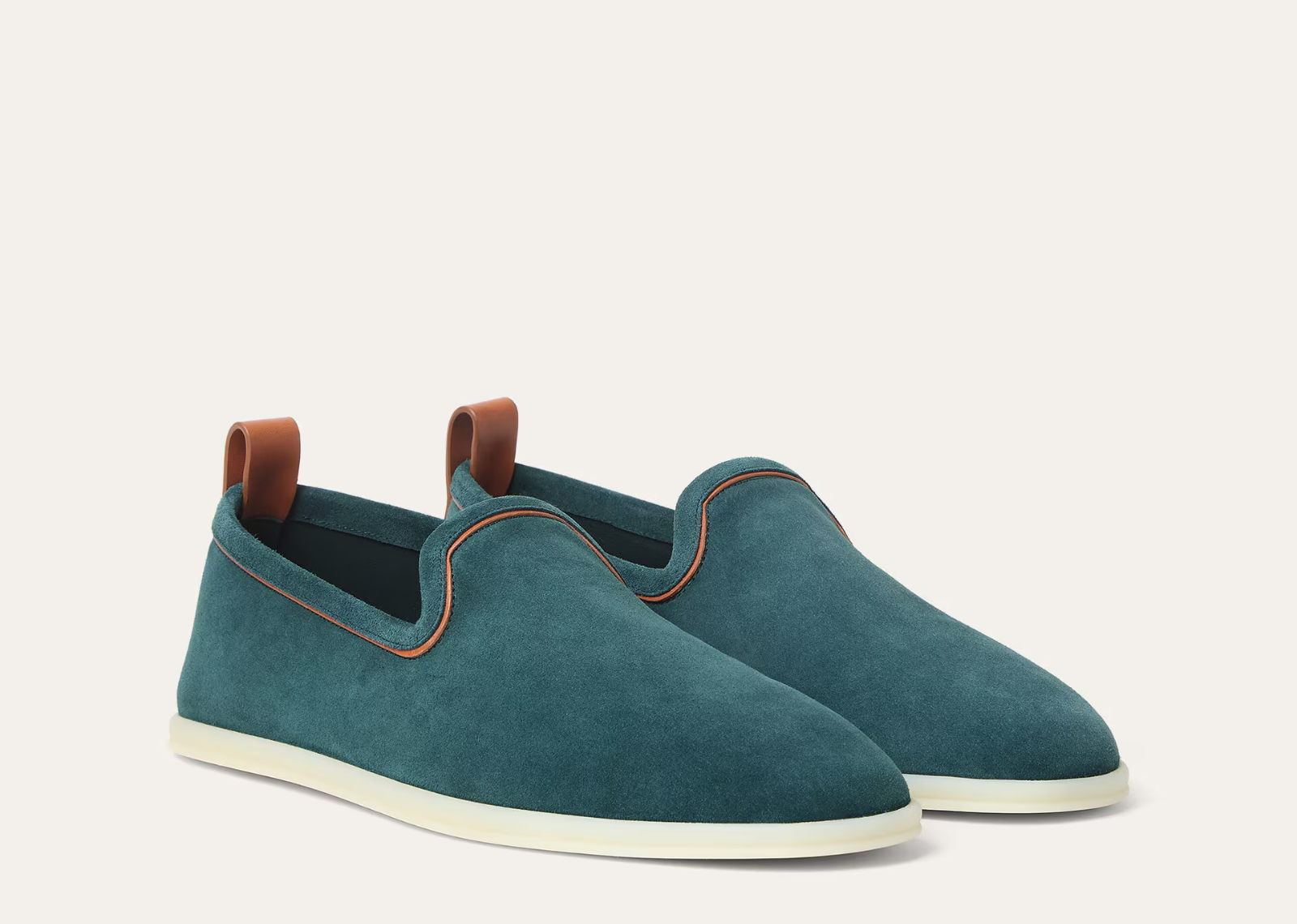 Loro Piana Venice Walk Loafer Suede Atlantic Deep - görsel 2