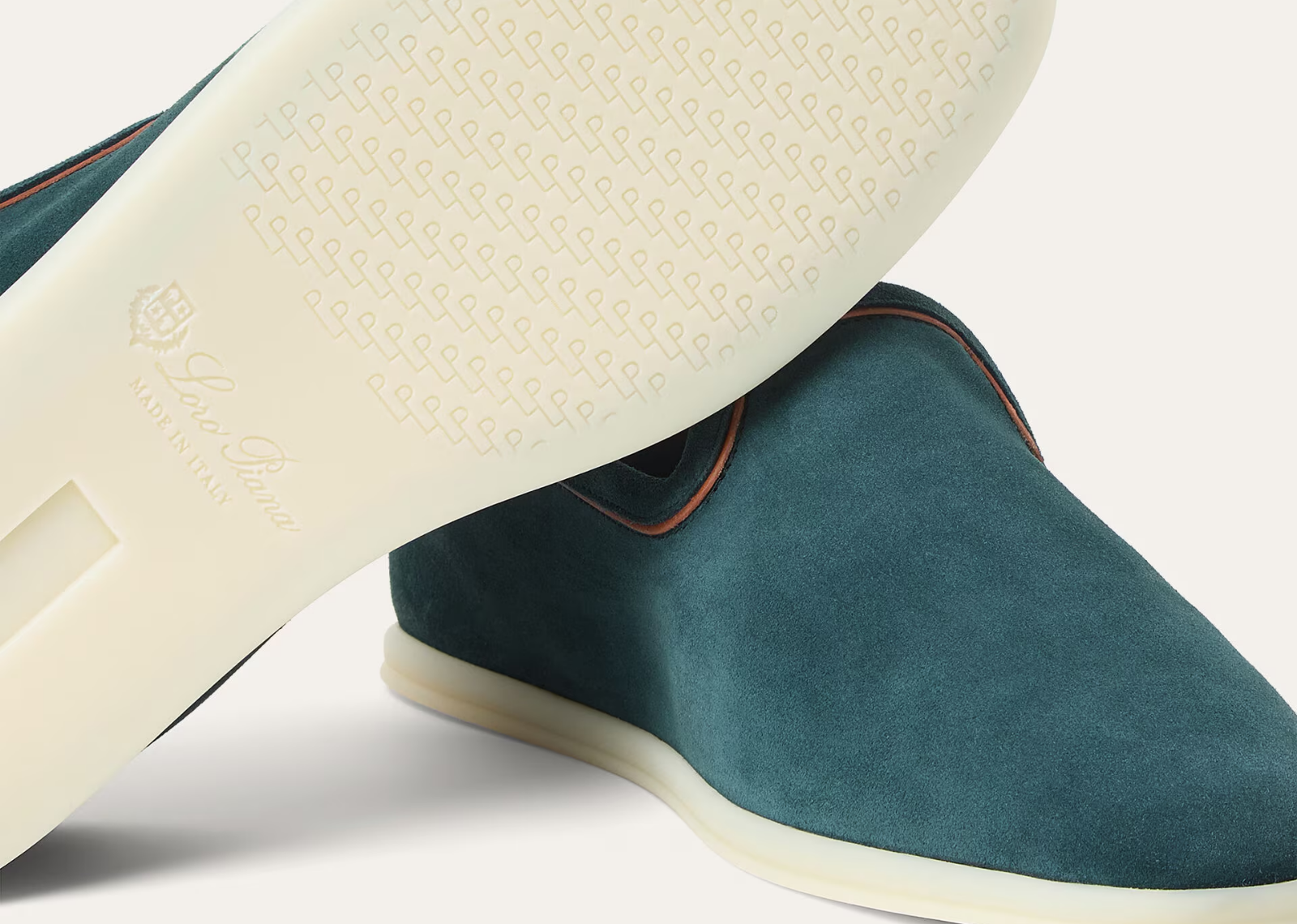 Loro Piana Venice Walk Loafer Suede Atlantic Deep - görsel 4