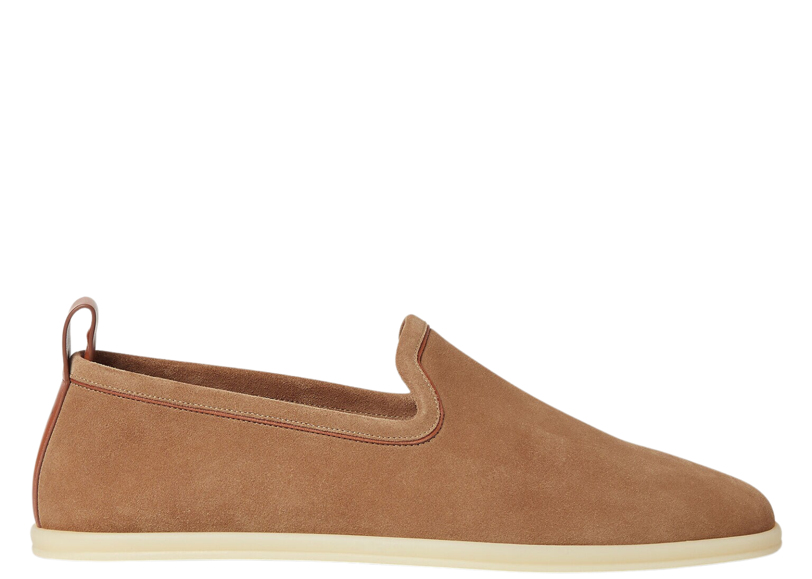 Loro Piana Venice Walk Loafer Suede Dark Birch