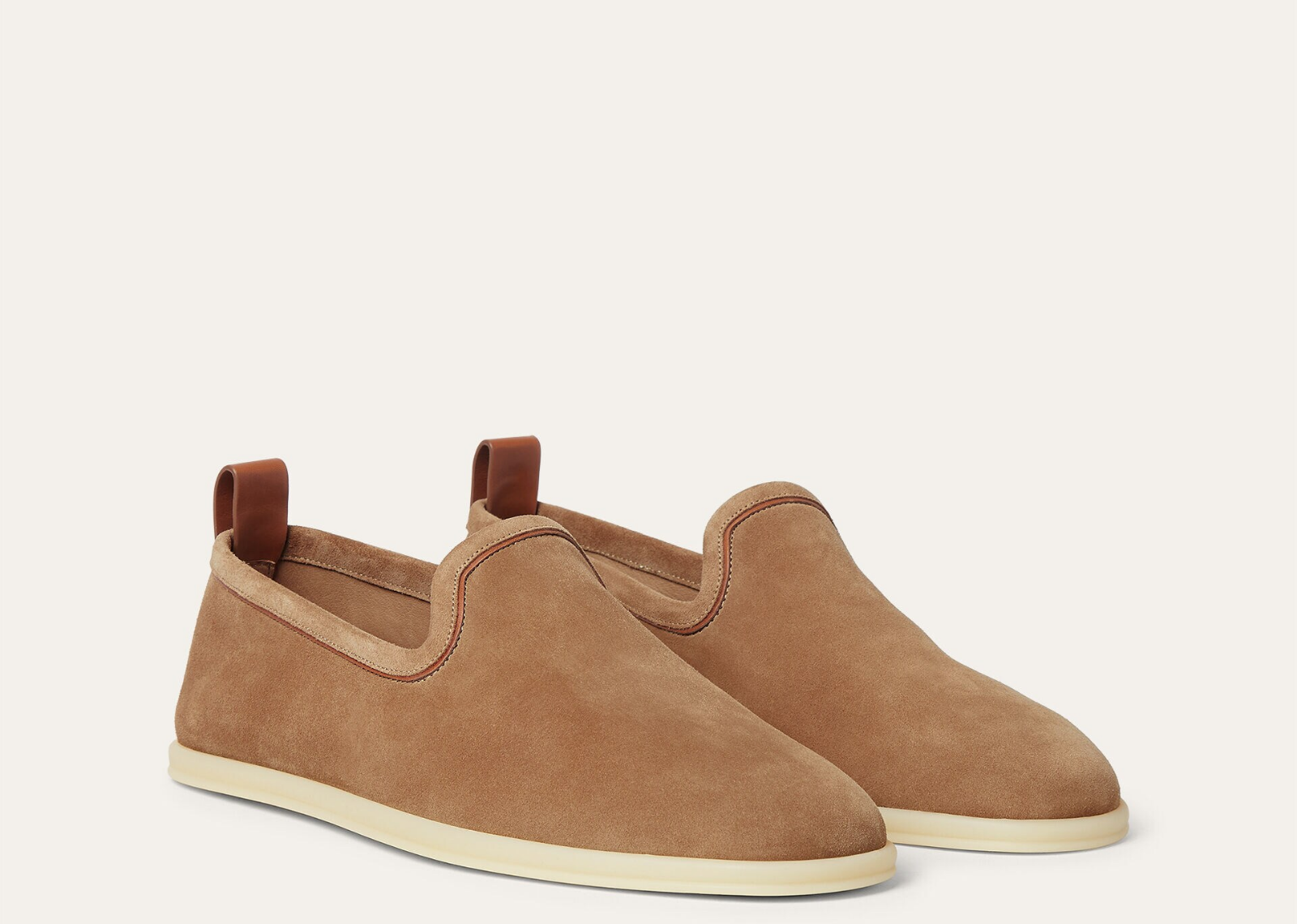 Loro Piana Venice Walk Loafer Suede Dark Birch - görsel 2