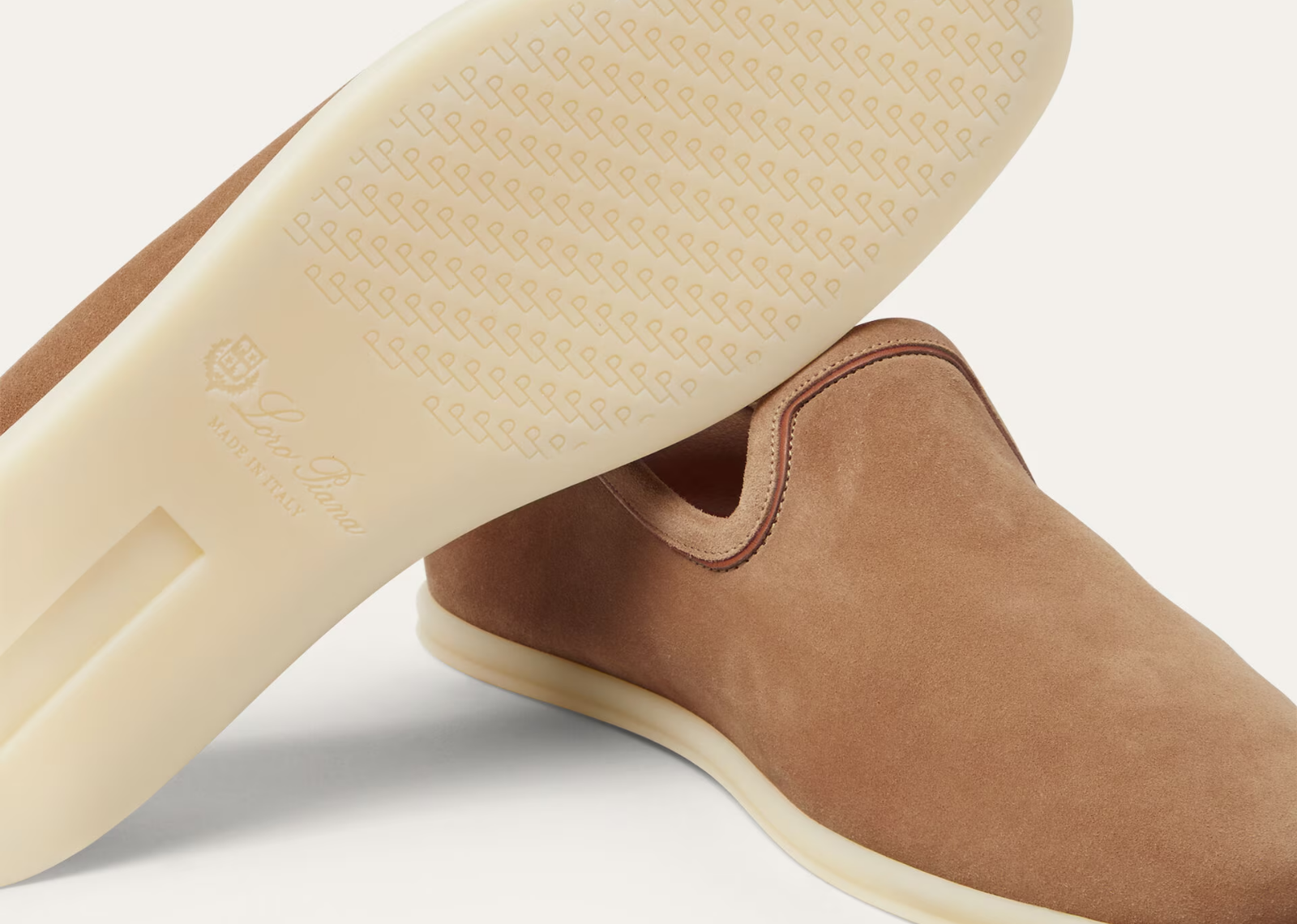 Loro Piana Venice Walk Loafer Suede Dark Birch - görsel 4