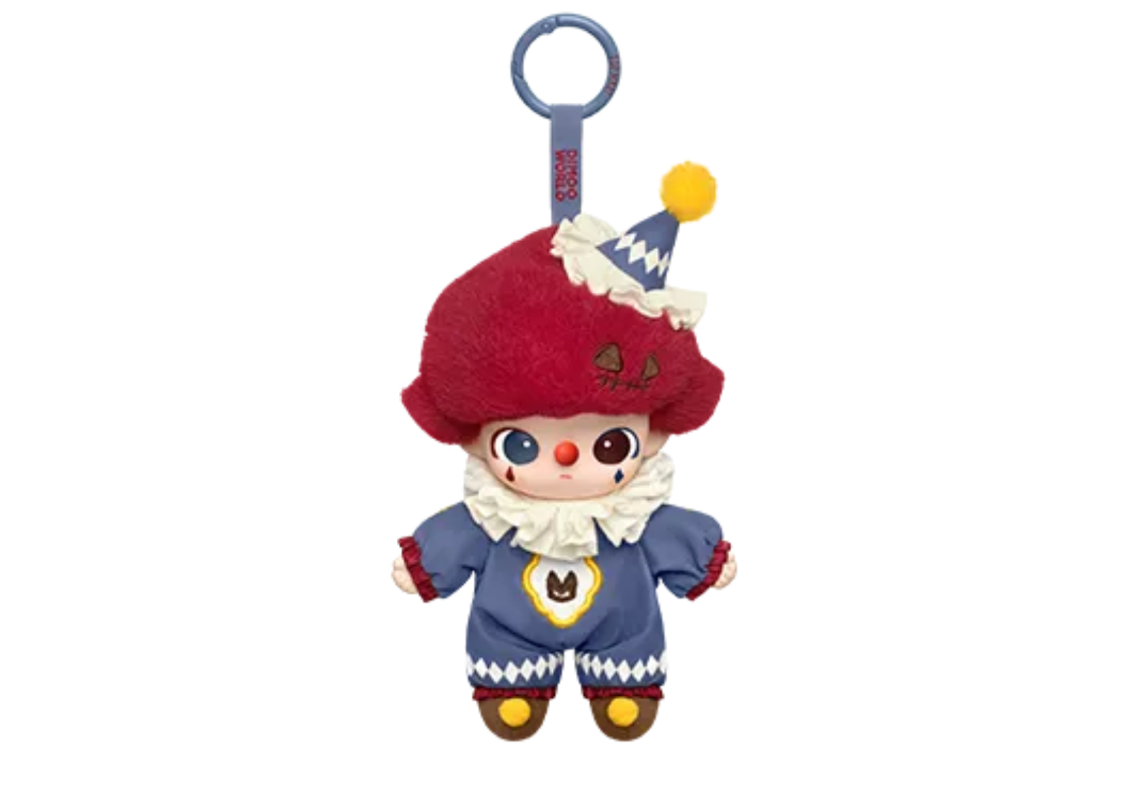 Pop Mart WHY SO SERIOUS Series Dimoo Flame Clown Vinyl Plush Pendant