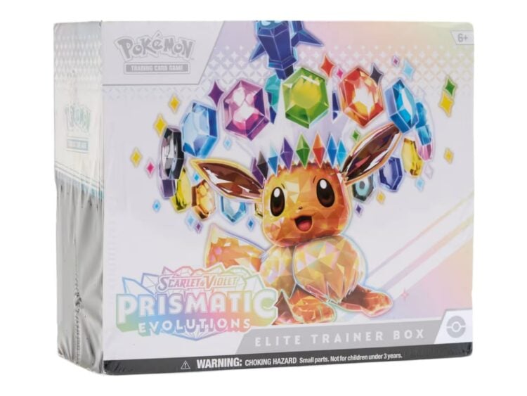 2025 Pokémon Scarlet & Violet Prismatic Evolutions Elite Trainer Box