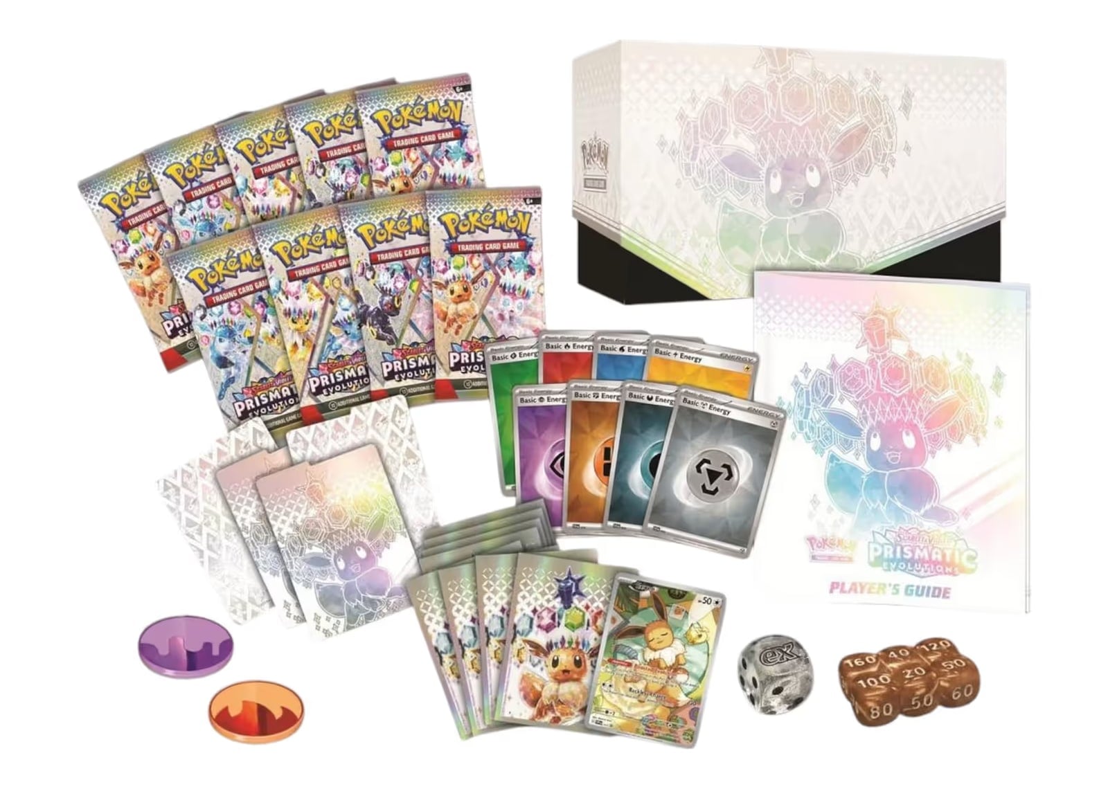 2025 Pokémon Scarlet & Violet Prismatic Evolutions Elite Trainer Box - görsel 2
