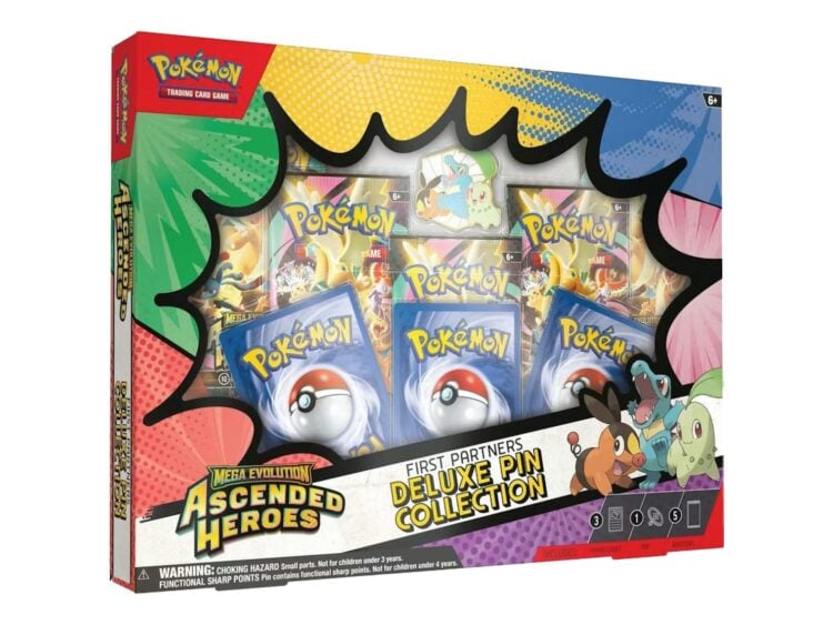 2026 Pokémon Mega Evolution Ascended Heroes First Partners Deluxe Pin Collection