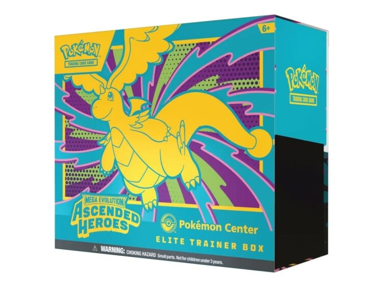 2026 Pokémon Mega Evolution Ascended Heroes Pokemon Center Elite Trainer Box