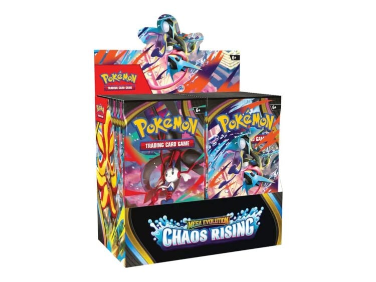 2026 Pokémon Mega Evolution Chaos Rising Booster Box (36 Packs)