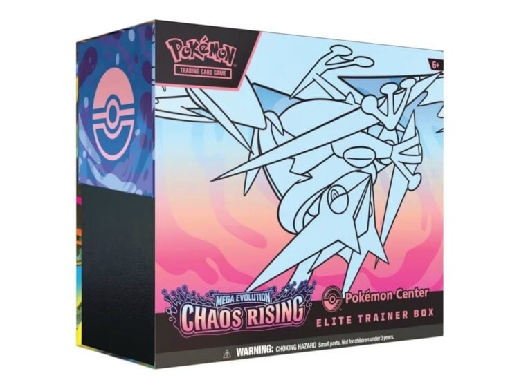 2026 Pokémon Mega Evolution Chaos Rising Pokemon Center Elite Trainer Box