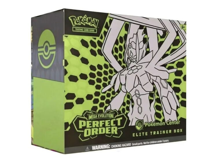 2026 Pokémon Mega Evolution Perfect Order Pokemon Center Elite Trainer Box