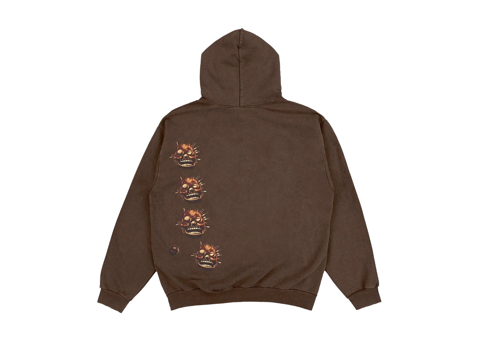 Cactus Jack by Travis Scott Utopia A2 Hoodie Brown - görsel 2
