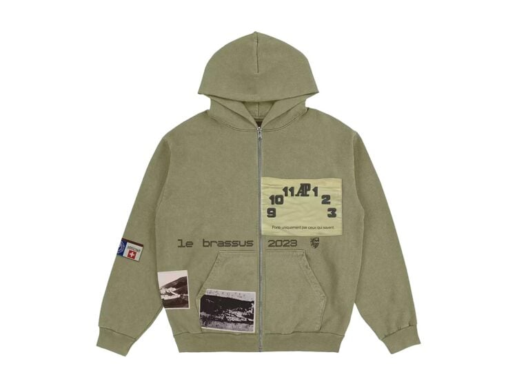 Cactus Jack by Travis Scott x Audemars Piguet Le Brassus Zip-Up Hoodie Khaki Brown