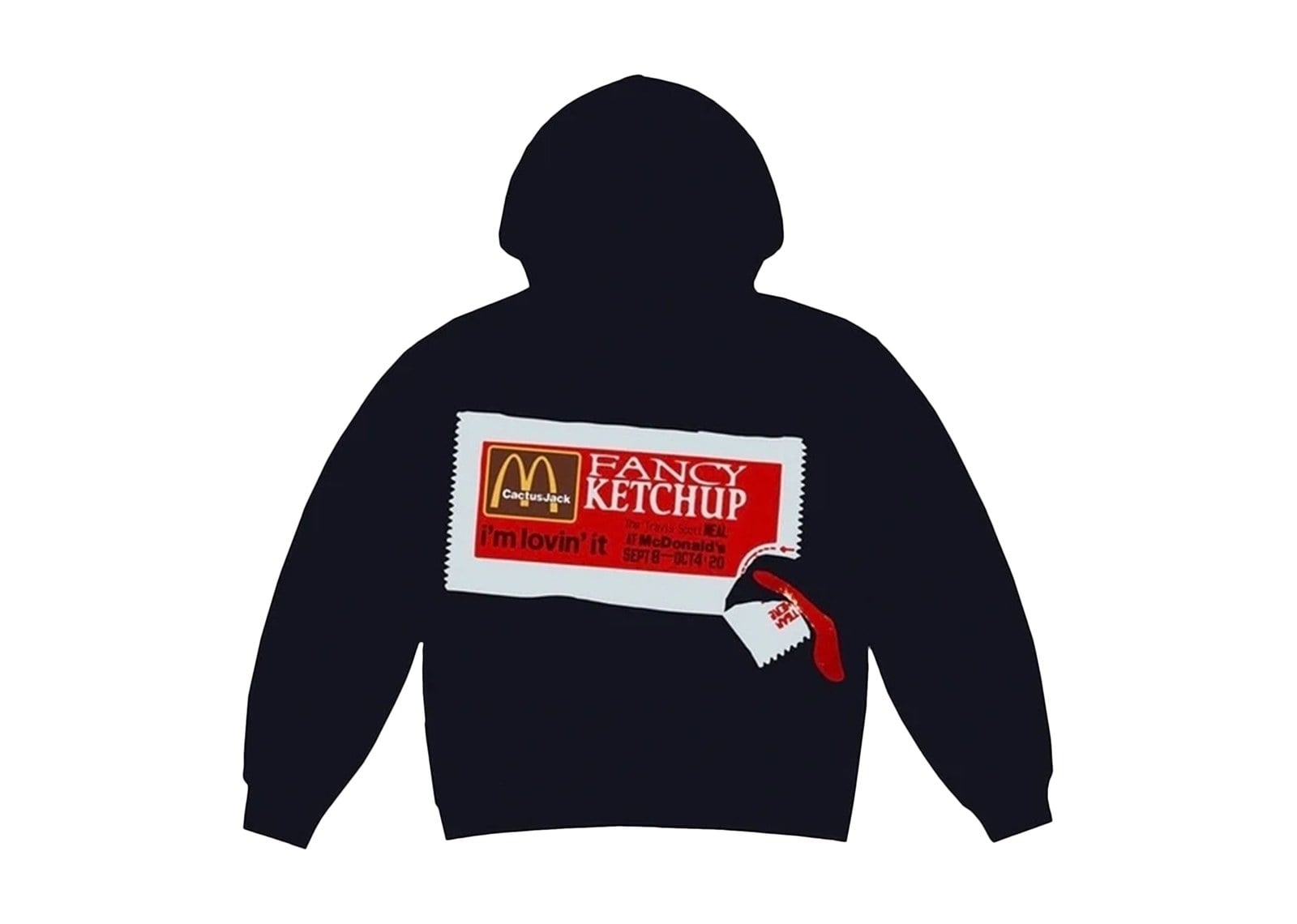 Cactus Jack by Travis Scott x Cactus Plant Flea Market Ketchup Hoodie Black - görsel 2