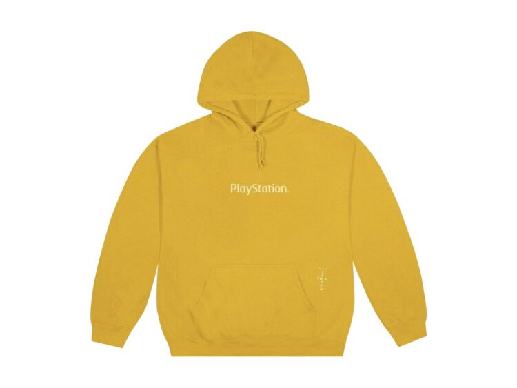 Cactus Jack by Travis Scott x PlayStation Motherboard IV Hoodie Gold