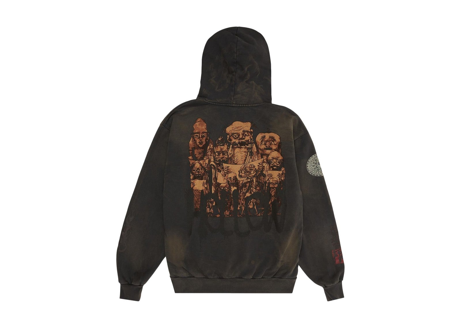 Cactus Jack by Travis Scott x Takashi Murakami Hollow Hoodie Brown - görsel 2