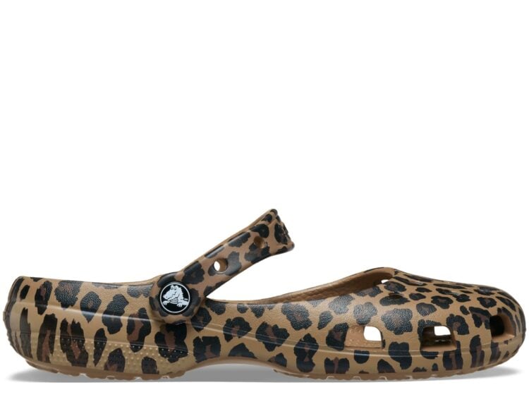 Crocs Classic Ballet Flat Animal Print Sepia Leopard (W)